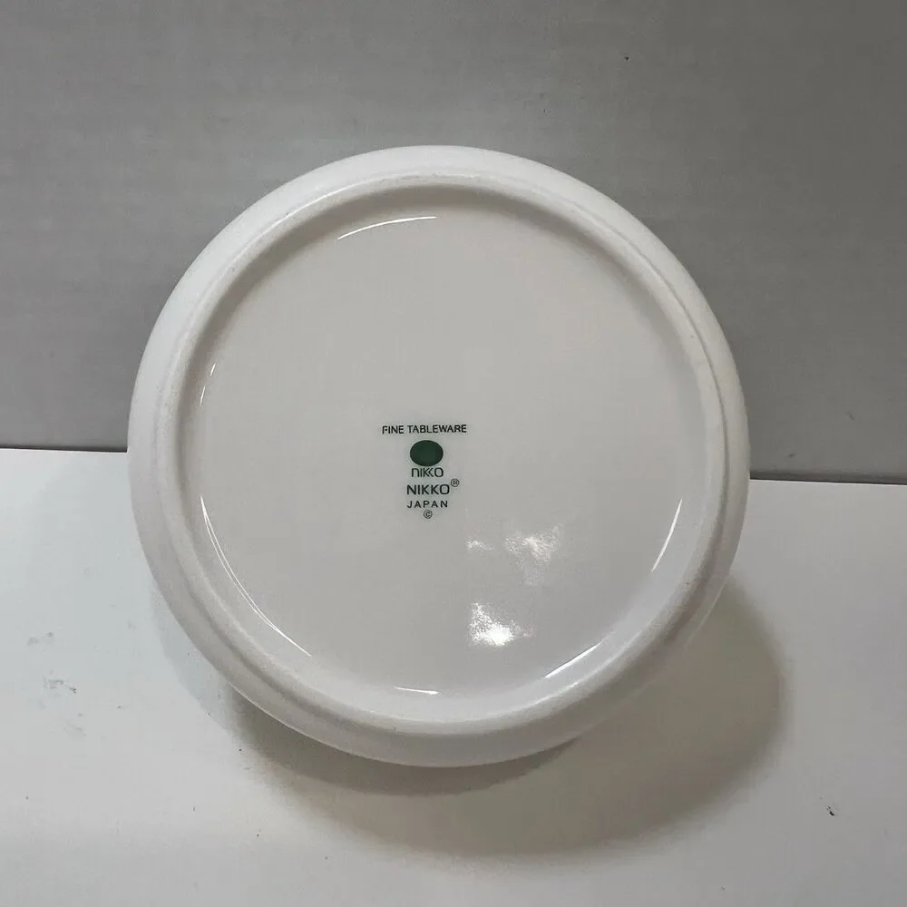 NIKKO Christmas Holly Berry Cheese Spread Bowl Snack Bowl Japan Vintage